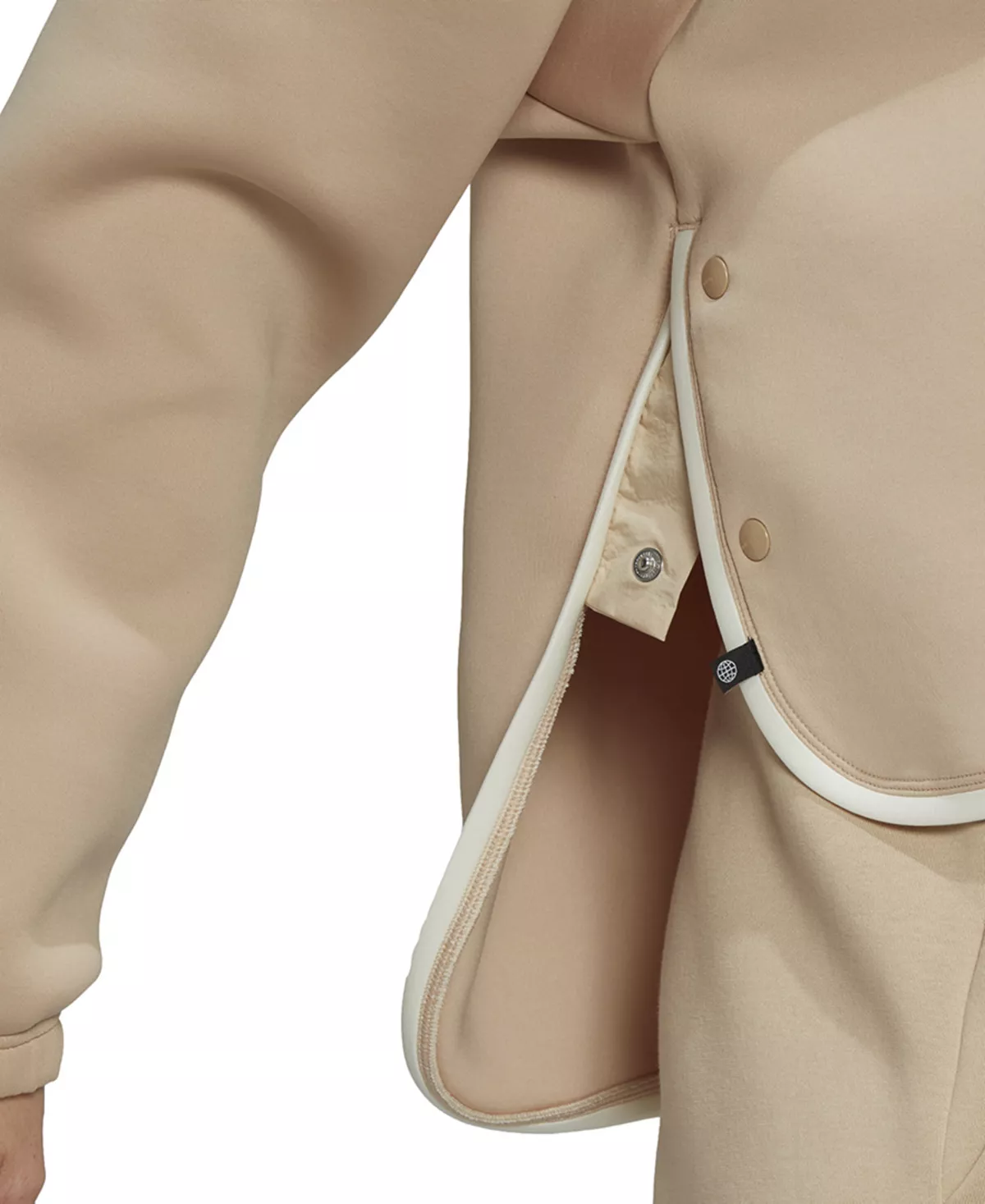 ADIDAS Women's Funnel-Neck Spacer Sweater 6 ADIDAS Women's Funnel-Neck Spacer Sweater - Image 4