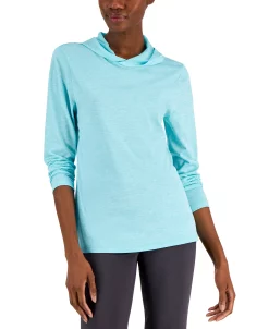 ID Ideology Women's Essentials Hooded T-Shirt, Created For Macy's -ADIDAS Shop 22916359 fpx