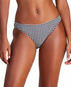 Kate Spade New York Women's Classic Check-Print Bikini Bottoms