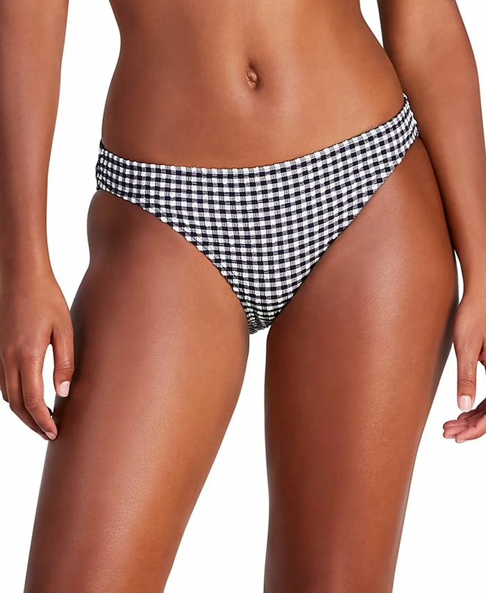 Kate Spade New York Women's Classic Check-Print Bikini Bottoms 3 Kate Spade New York Women's Classic Check-Print Bikini Bottoms