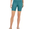 ID Ideology Petite Compression 7 Bike Shorts, Created For Macy's