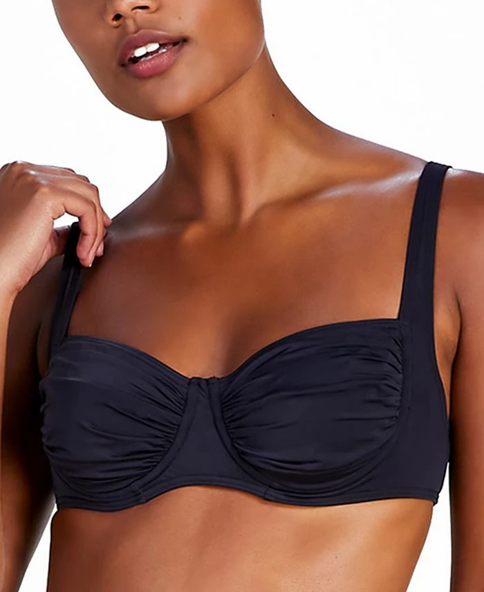 Kate Spade New York Women's Shirred Underwire Bikini Top 3 Kate Spade New York Women's Shirred Underwire Bikini Top