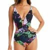 Bar III Paradise Palms Drape Front Open Back Monokini, Created For Macy's -ADIDAS Shop 23024613 fpx