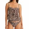 Bar III Each Cheetah-Print Banded Tankini Top & Hipster Bottoms, Created For Macy's -ADIDAS Shop 23046127 fpx