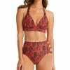 Bar III Viper Snakeskin-Print Halter-Style Bikini Top & High Waist Cut-Out Bottoms, Created For Macy's -ADIDAS Shop 23047119 fpx