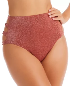 Bar III Women's Shimmering Cut-Out High Rise Bikini Bottoms, Created For Macy's 8 Bar III Women's Shimmering Cut-Out High Rise Bikini Bottoms, Created For Macy's -ADIDAS Shop 23054917 fpx