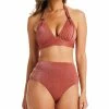 Bar III Shimmer Core Banded Bikini Top & High Waist Bottoms, Created For Macy's -ADIDAS Shop 23055143 fpx
