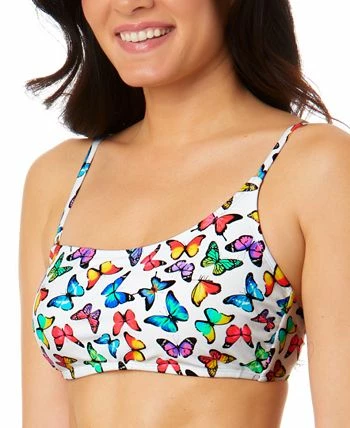 Salt + Cove Juniors' Fly By Print Asymmetrical Bikini Top, Created For Macy's 5 Salt + Cove Juniors' Fly By Print Asymmetrical Bikini Top, Created For Macy's - Image 3
