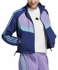 ADIDAS Women's Tiro Woven Zip-Up Drawstring Waist Track Jacket -ADIDAS Shop 23368688 fpx