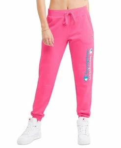 Champion Women's Powerblend Graphic-Print Jogger Pants