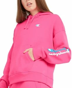 Champion Women's Powerblend Graphic-Print Hoodie
