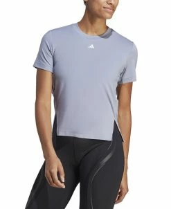 ADIDAS Women's Versatile Short-Sleeve Side-Slit Tee