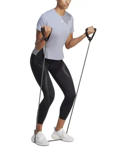 ADIDAS Women's Versatile Short-Sleeve Side-Slit Tee 9 ADIDAS Women's Versatile Short-Sleeve Side-Slit Tee -ADIDAS Shop 23531203 fpx