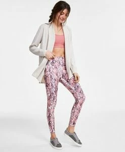 ID Ideology Women's Snake-Print High-Rise Compression Leggings, Created For Macy's 14 ID Ideology Women's Snake-Print High-Rise Compression Leggings, Created For Macy's -ADIDAS Shop 23610653 fpx 2