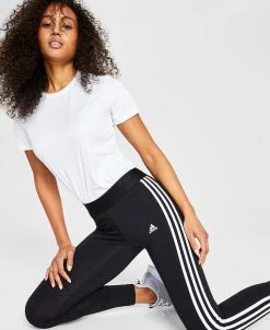 ADIDAS Women's Essentials 3-Stripe Full Length Cotton Leggings, XS-4X -ADIDAS Shop 23610792 fpx