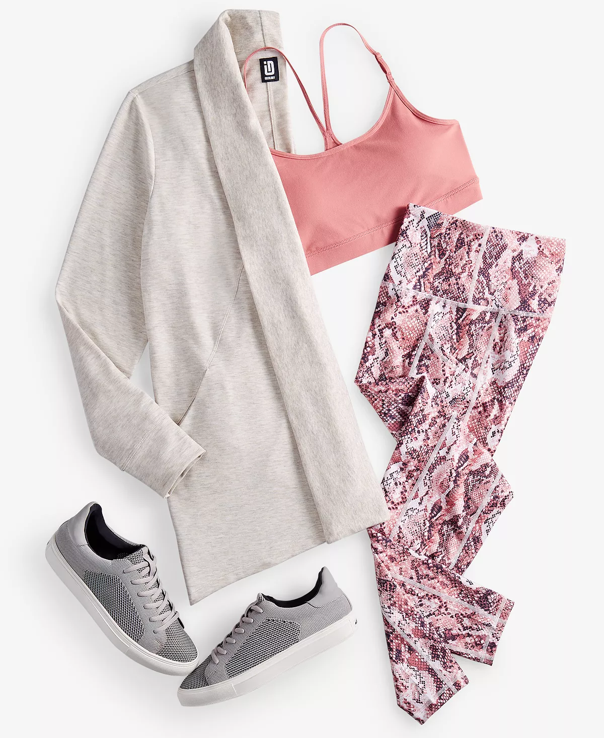 ID Ideology Women's Snake-Print High-Rise Compression Leggings, Created For Macy's 10 ID Ideology Women's Snake-Print High-Rise Compression Leggings, Created For Macy's - Image 8