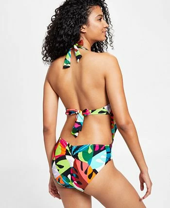 Bar III Women's Tropical Dreams Cowlneck One-Piece Swimsuit, Created For Macy's 4 Bar III Women's Tropical Dreams Cowlneck One-Piece Swimsuit, Created For Macy's - Image 2