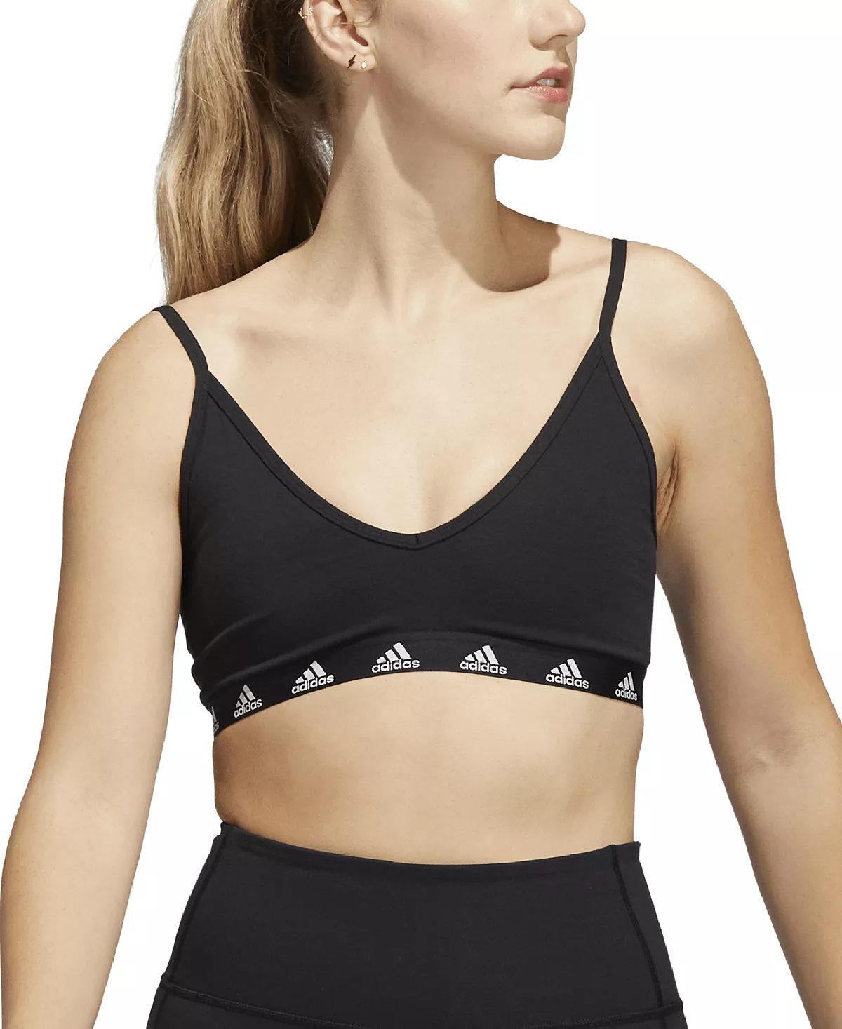ADIDAS Women's Purebare Light-Support Scoop Neck Sports Bra, HA0067 3 ADIDAS Women's Purebare Light-Support Scoop Neck Sports Bra, HA0067