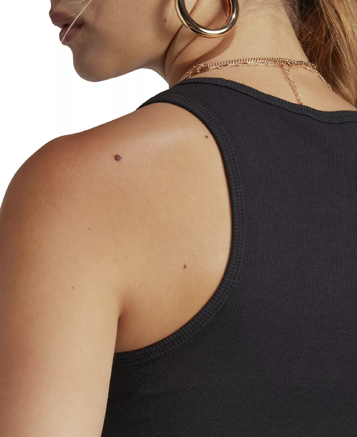 ADIDAS Women's Adicolor Essentials Round Neck Rib Tank Top 6 ADIDAS Women's Adicolor Essentials Round Neck Rib Tank Top - Image 4