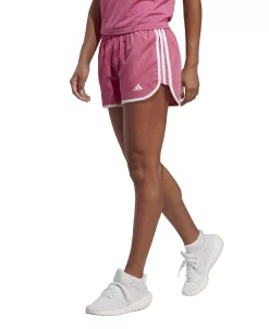 ADIDAS Women's Marathon 20 Elastic Waist Running Shorts -ADIDAS Shop 23654154 fpx