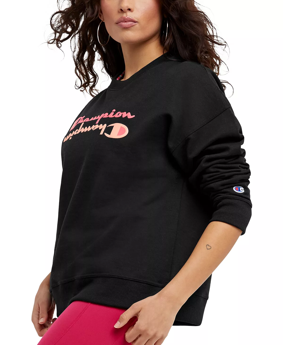 Champion Women's Powerblend Graphic-Print Sweatshirt 9 Champion Women's Powerblend Graphic-Print Sweatshirt - Image 7