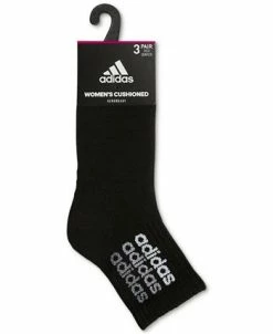 ADIDAS Women's 3-Pk. Sport Linear 2 High Quarter Socks -ADIDAS Shop 23718111 fpx