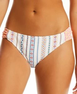 Jessica Simpson Women's Stripe It Up Side-Shirred Hipster Bottoms
