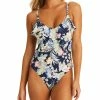 Jessica Simpson Women's Stranded In Paradise Ruffled Swimsuit -ADIDAS Shop 23768753 fpx