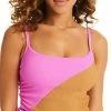 Sanctuary Women's Balancing Act Shirred-Side Cropped Tankini Top -ADIDAS Shop 23774653 fpx