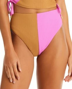 Sanctuary Women's Balancing Act High-Waist Bikini Bottoms