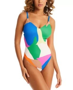 Sanctuary Women's Printed High-Leg One-Piece Swimsuit 8 Sanctuary Women's Printed High-Leg One-Piece Swimsuit -ADIDAS Shop 23775718 fpx