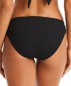 Sanctuary Women's Solid Ribbed Sandbar Hipster Bikini Bottoms