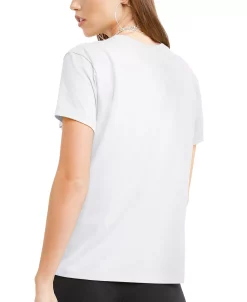 Champion Women's Logo Graphic-Print Cotton Crewneck Tee -ADIDAS Shop 23910739 fpx